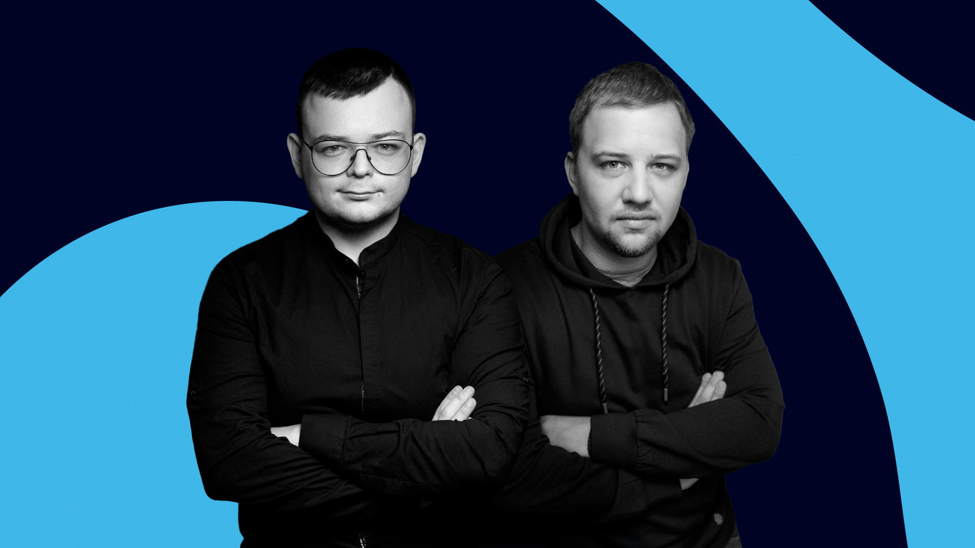 Maksym Bilonogov e Eugene "Hitras" Shepelev compartilham suas impressões para o Torneio WePlay! VALORANT Invitational. Créditos da foto: WePlay Holding