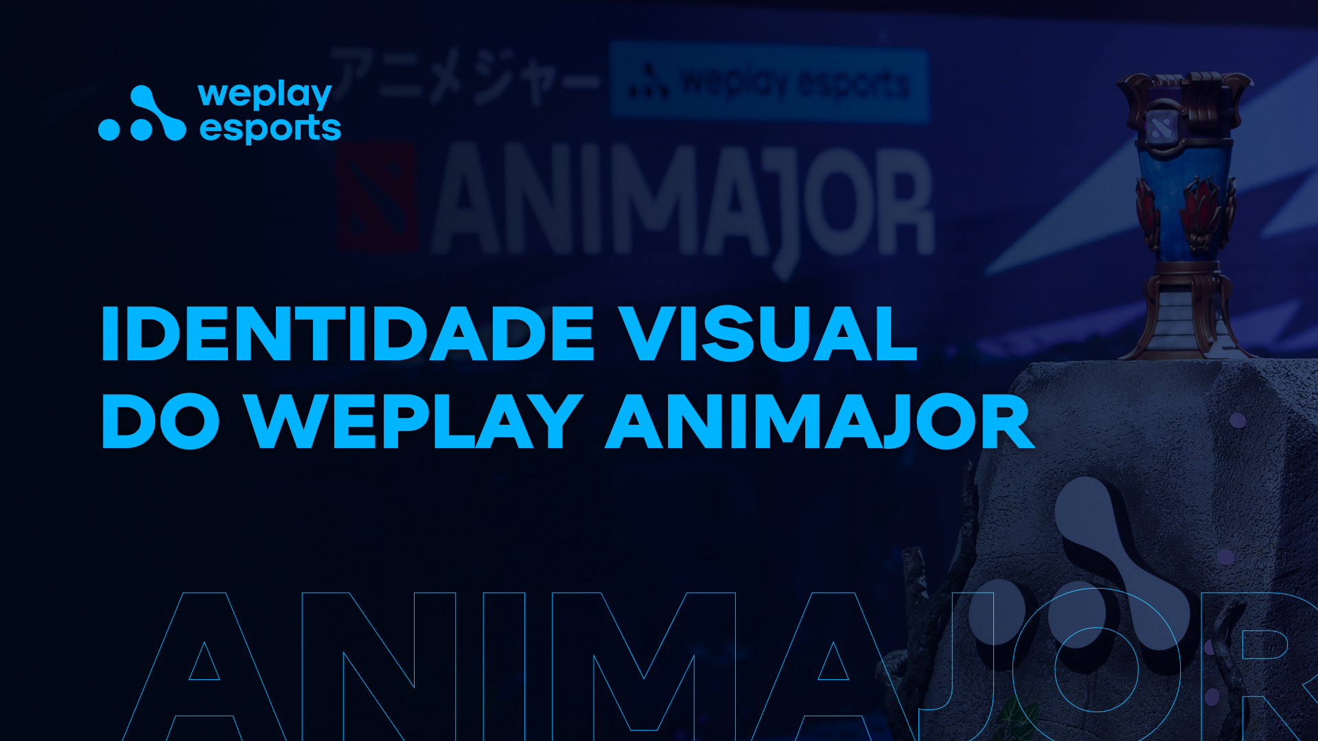 Um dos principais visuais do WePlay AniMajor. Imagem: WePlay Holding