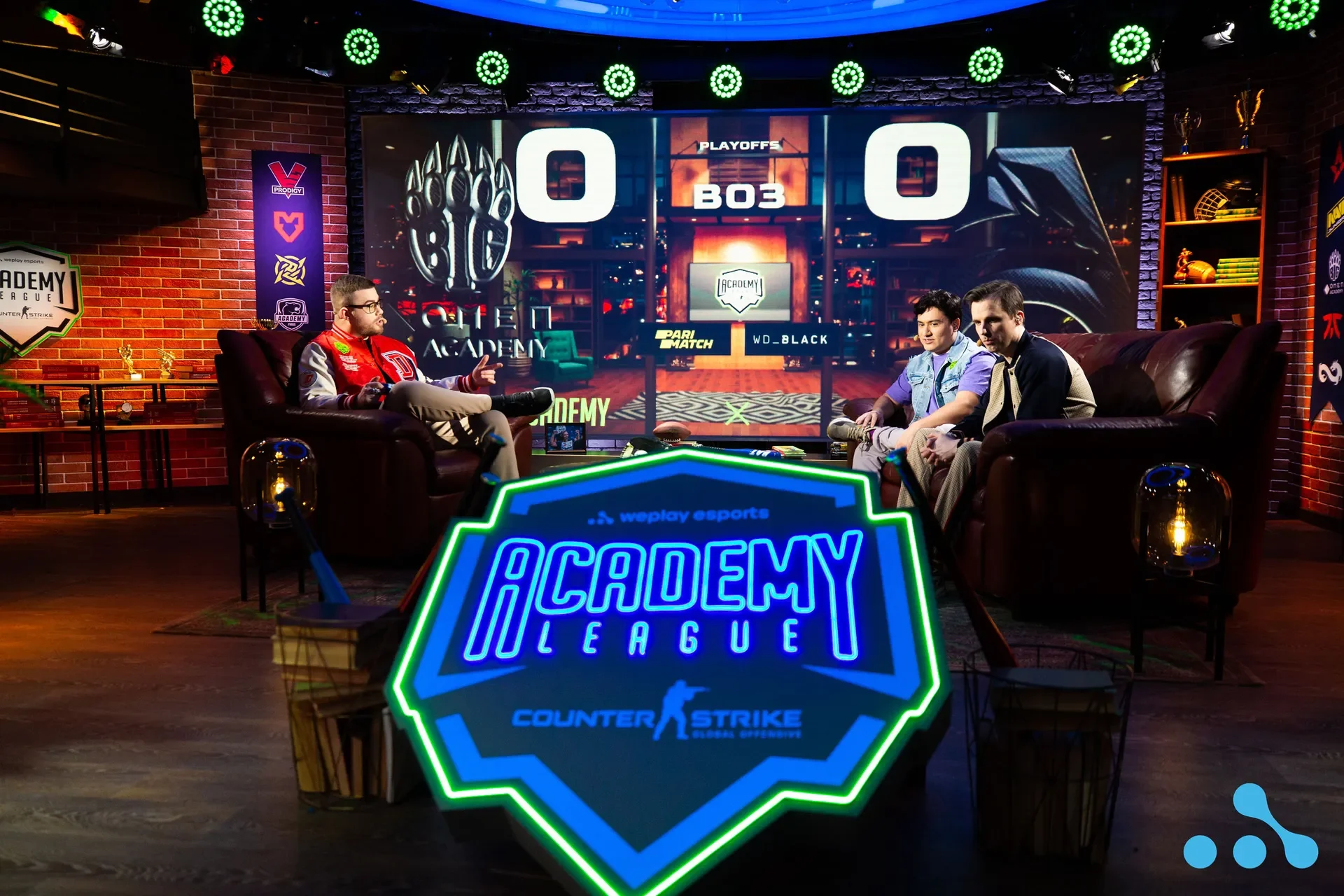 Broadcasting Studio of WePlay Academy League. Credit: WePlay Holding