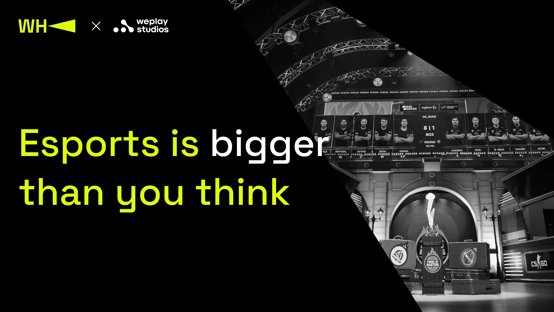 Esports is bigger than you think. Credit: WePlay Holding