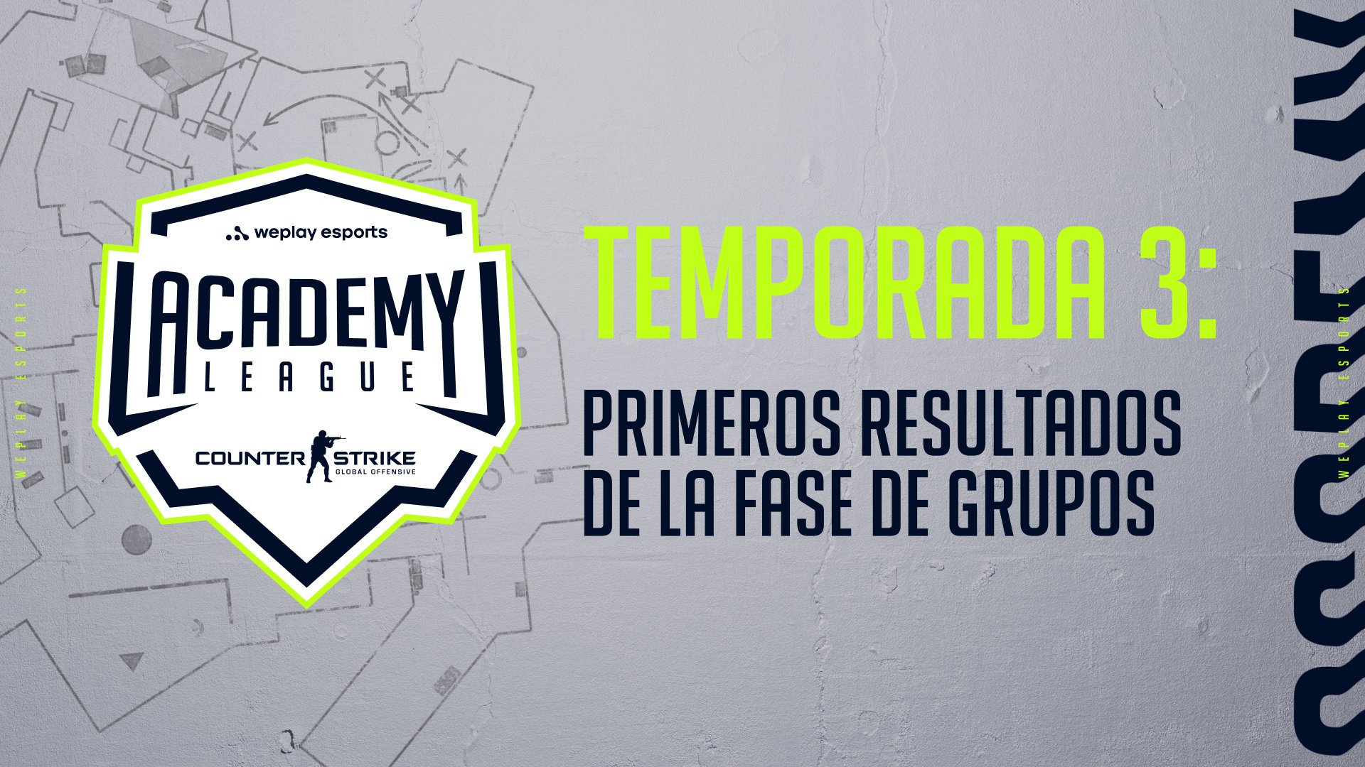Primeros resultados de la Fase de grupos de la WePlay Academy League Season 3. Imagen: WePlay Holding