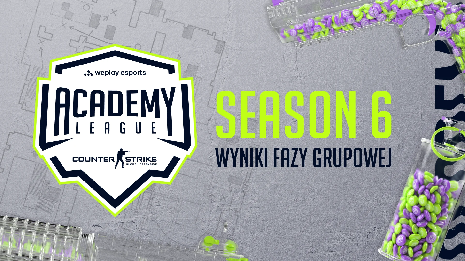 Wyniki etapu grupowego Sezon 6 WePlay Academy League. Obraz: WePlay Holding