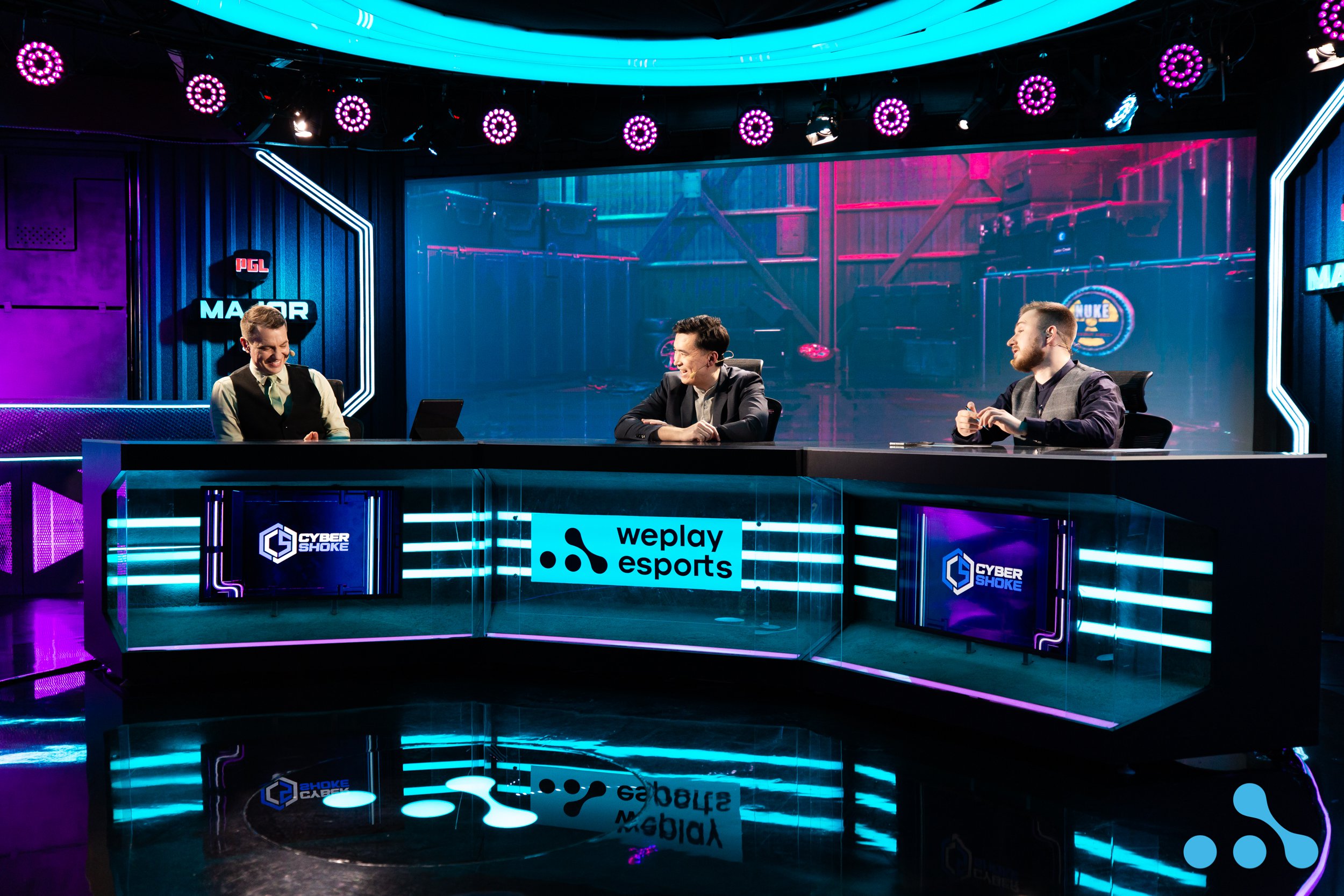 Russian-language broadcast of the PGL Major Stockholm 2021. Photo: WePlay Holding