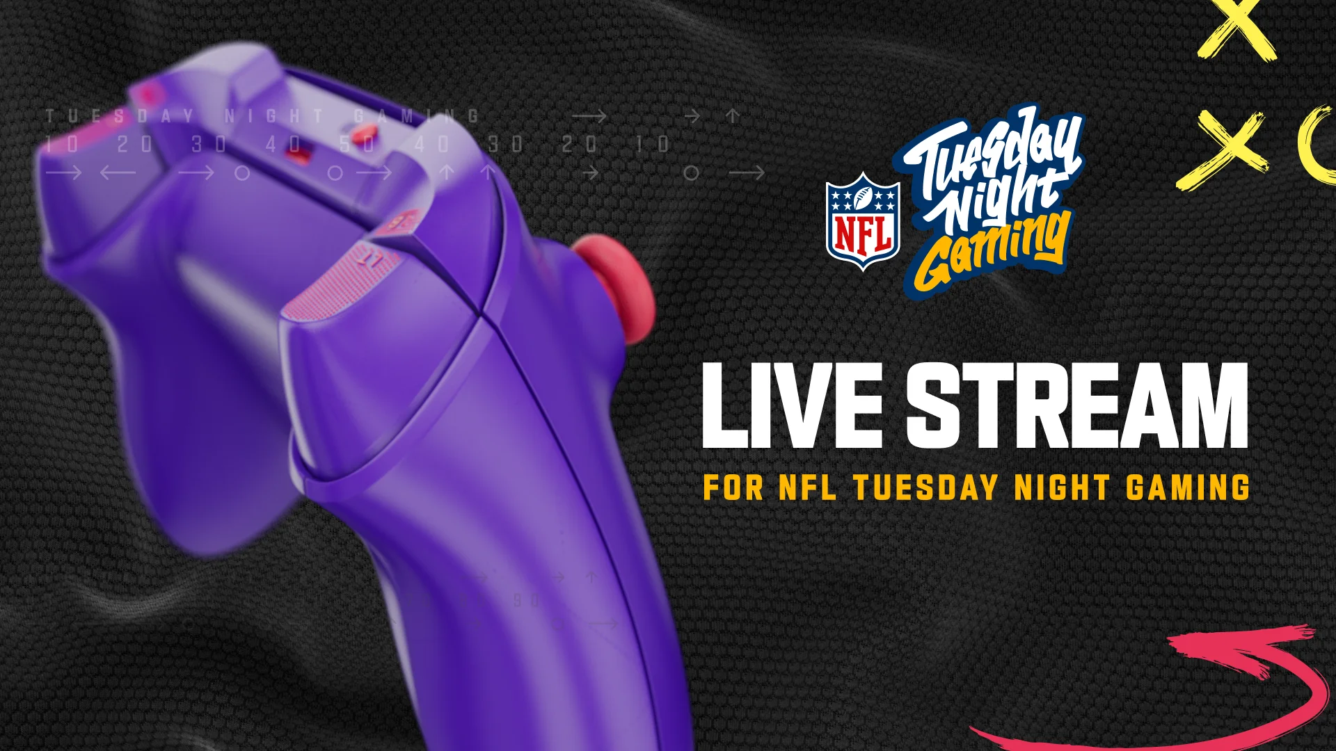 Live stream for NFL Tuesday Night Gaming