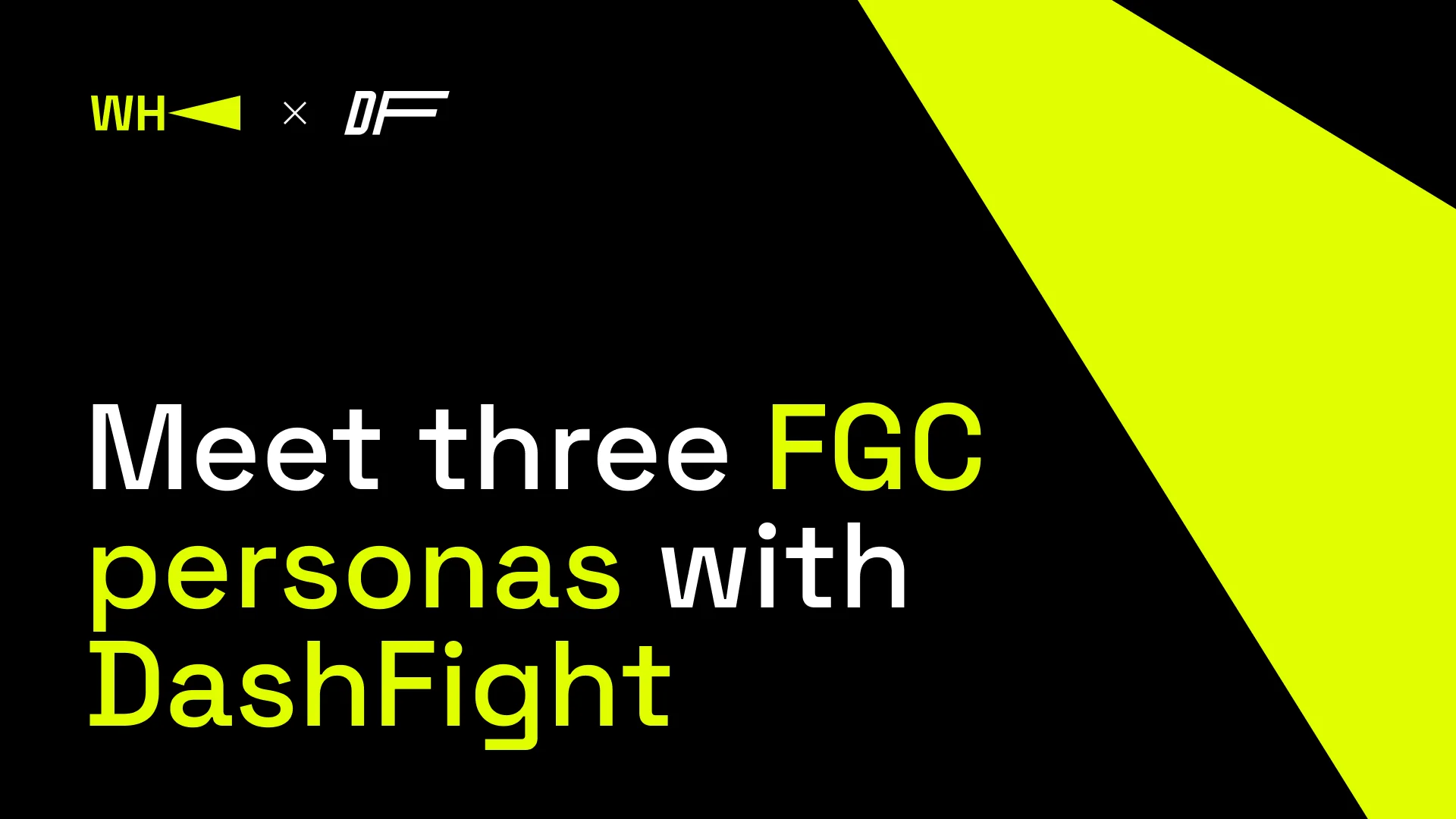 Meet three FGC personas with DashFight