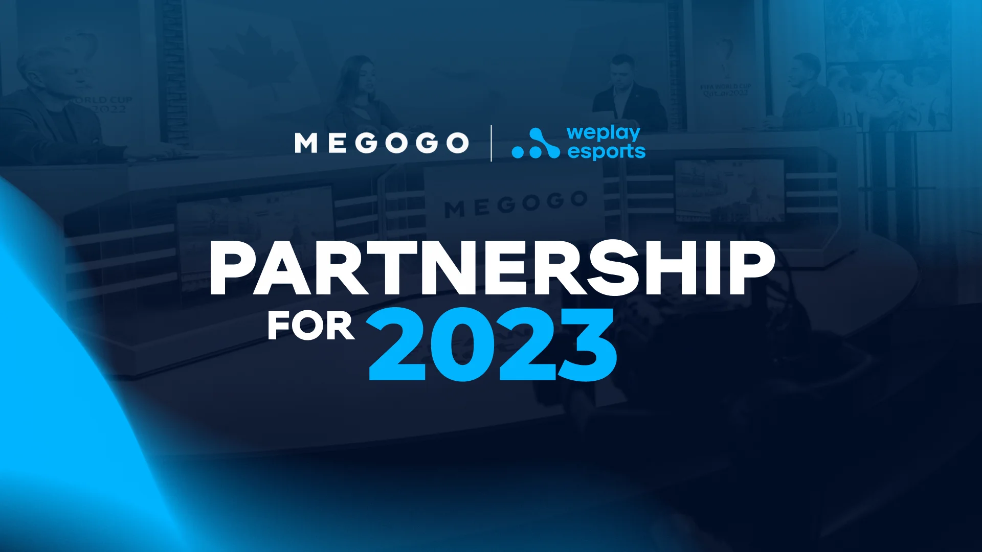 WePlay Esports and MEGOGO: a partnership for premium sports broadcasts in Ukrainian. Visual: WePlay Holding