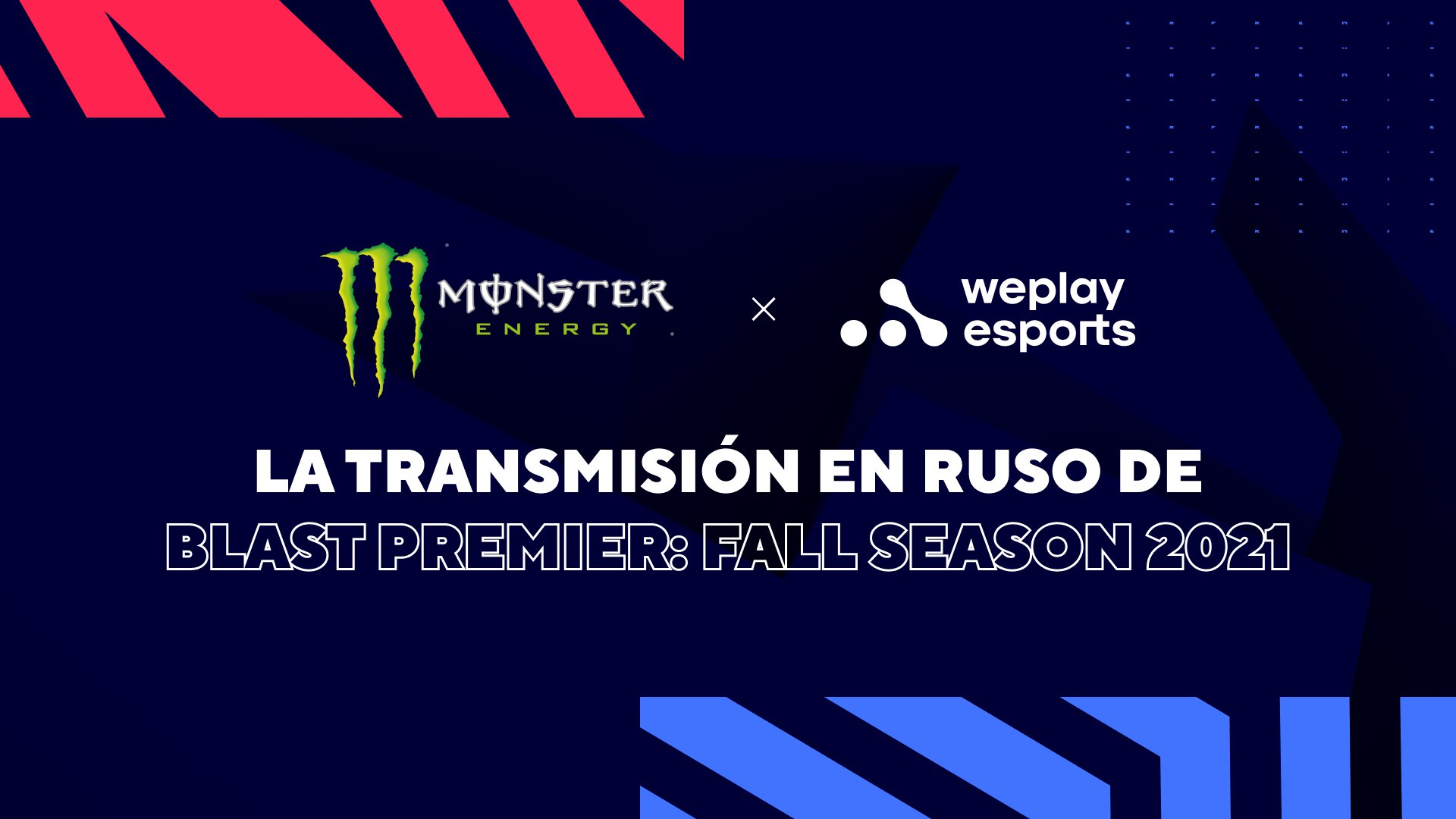 WePlay Holding y Monster Energy son socios. Imagen: WePlay Holding
