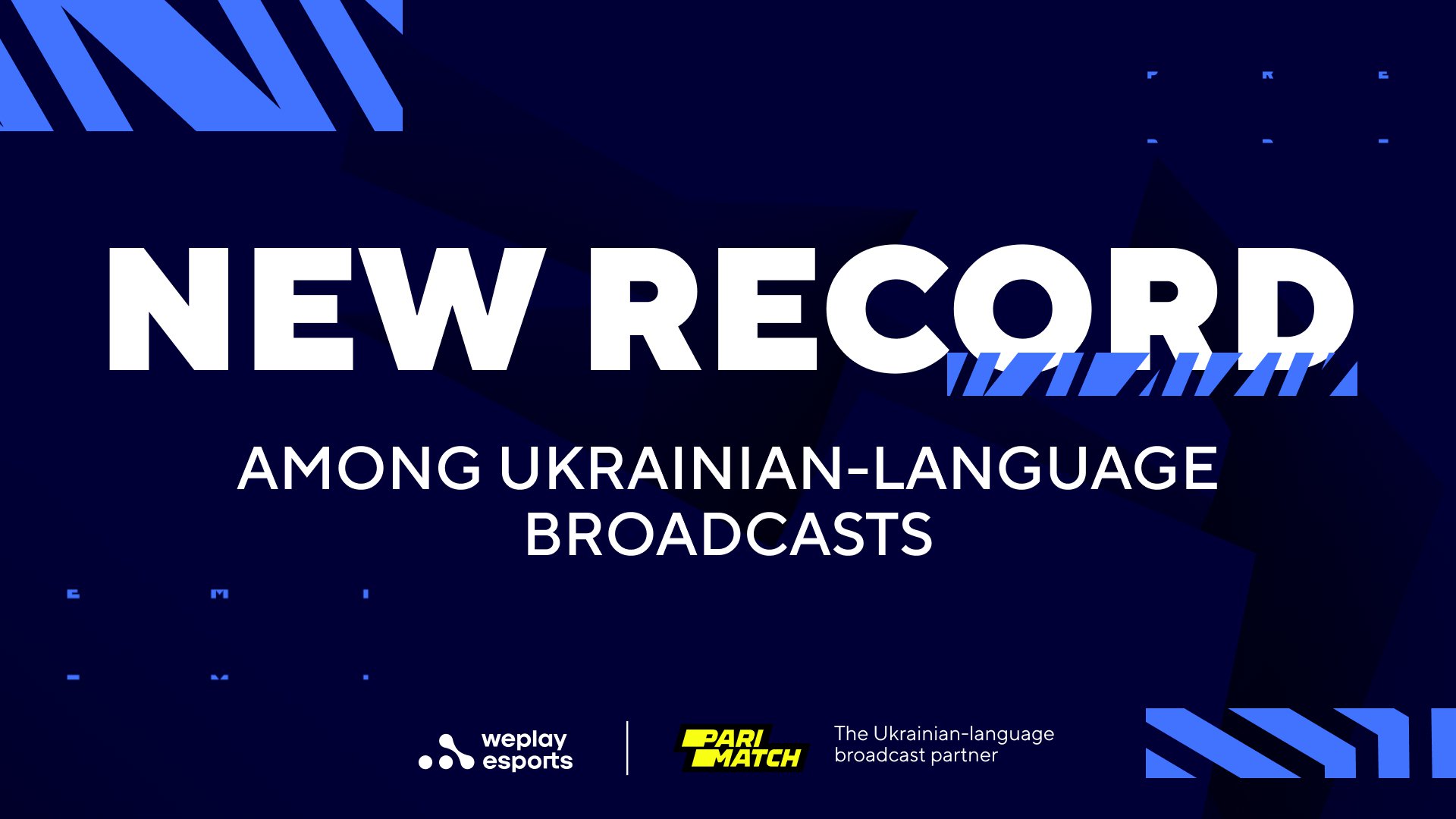 Ukrainian-language broadcast of BLAST Premier 2022 Spring Finals set a record for the number of viewers. Visual: WePlay Holding