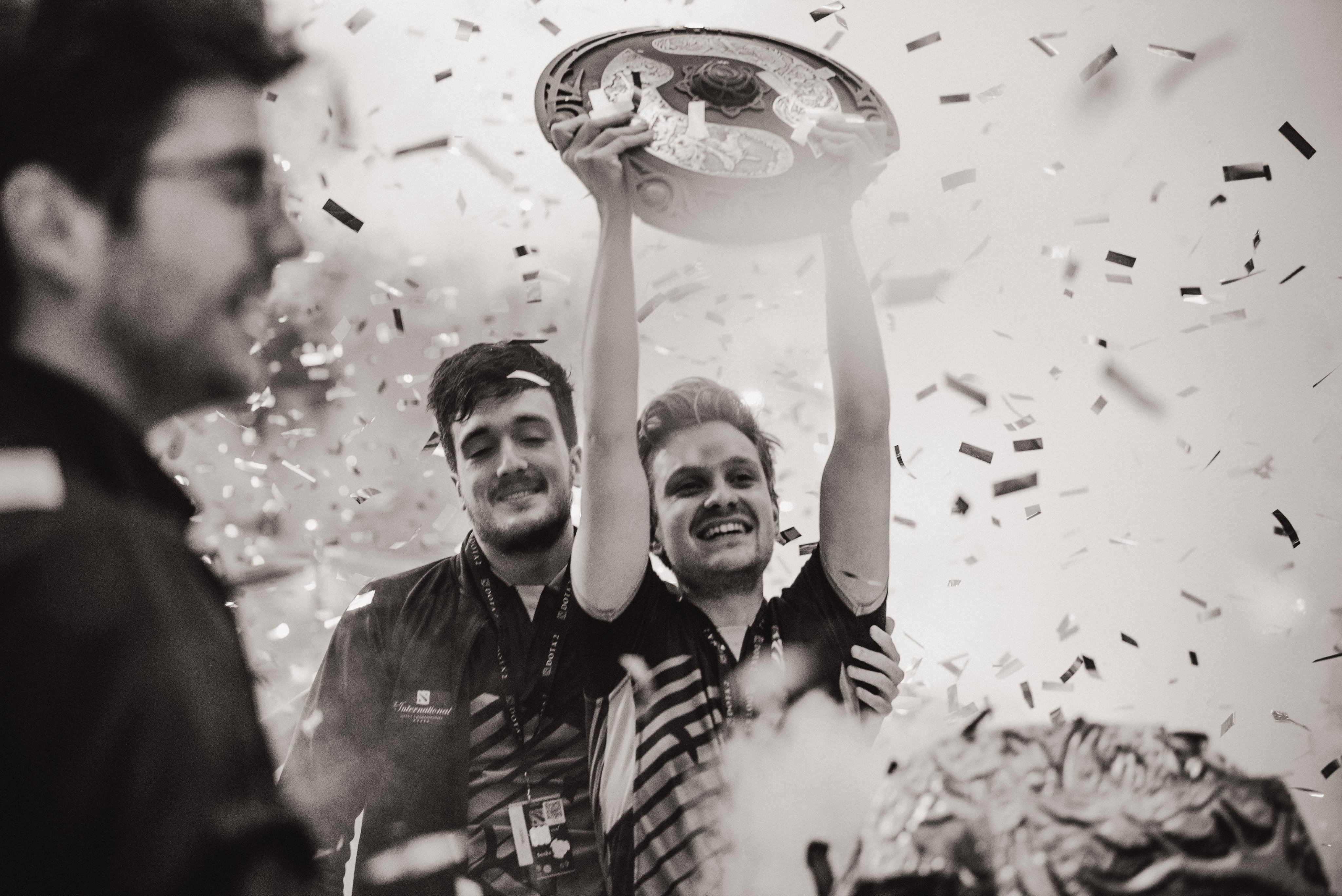 OG Gaming – последняя на сегодня команда, выигравшая The International (в 2019 году). Изображение: The International