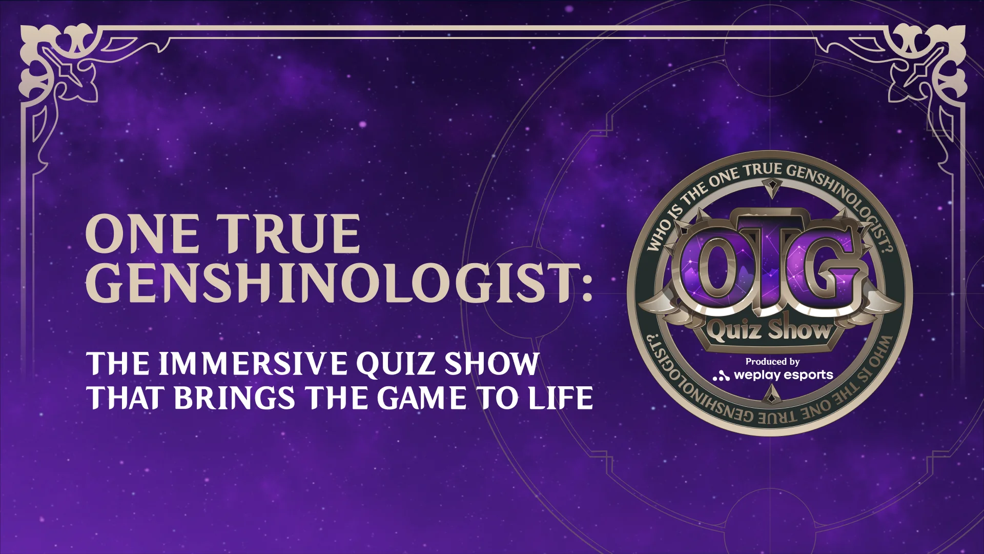 One True Genshinologist: The immersive quiz show that brings the game to life. Credit: WePlay Holding
