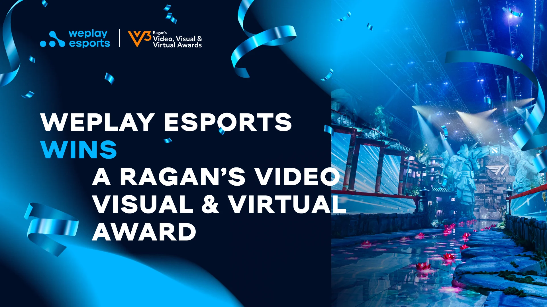 WePlay Esports wins a Ragan’s Video Visual & Virtual Award. Visual: WePlay Holding