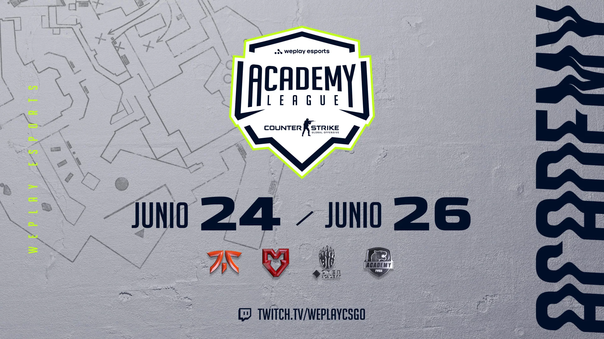 La etapa de playoffs de la WePlay Academy League Season 4 comienza el 24 de junio. Imagen: WePlay Holding