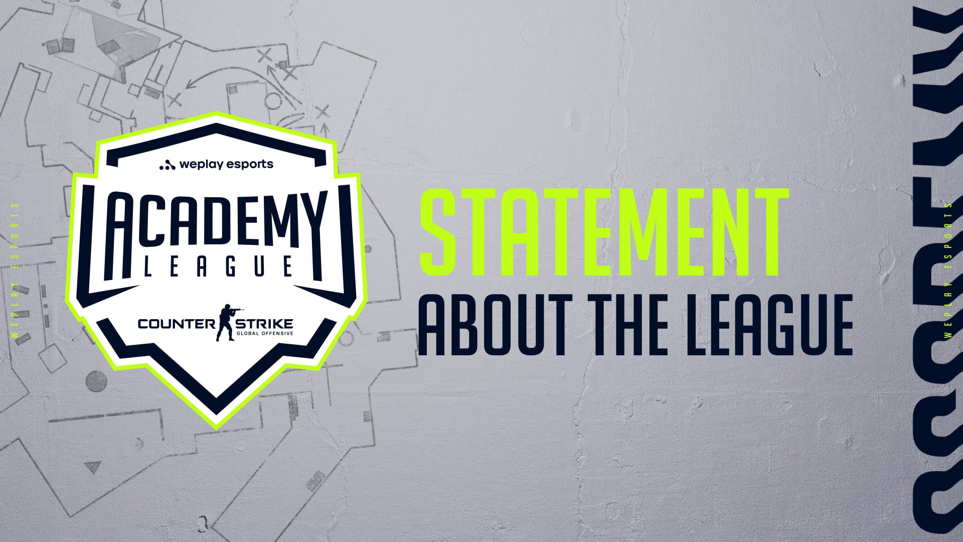 Statement concerning the WePlay Academy League. Image: WePlay Holding