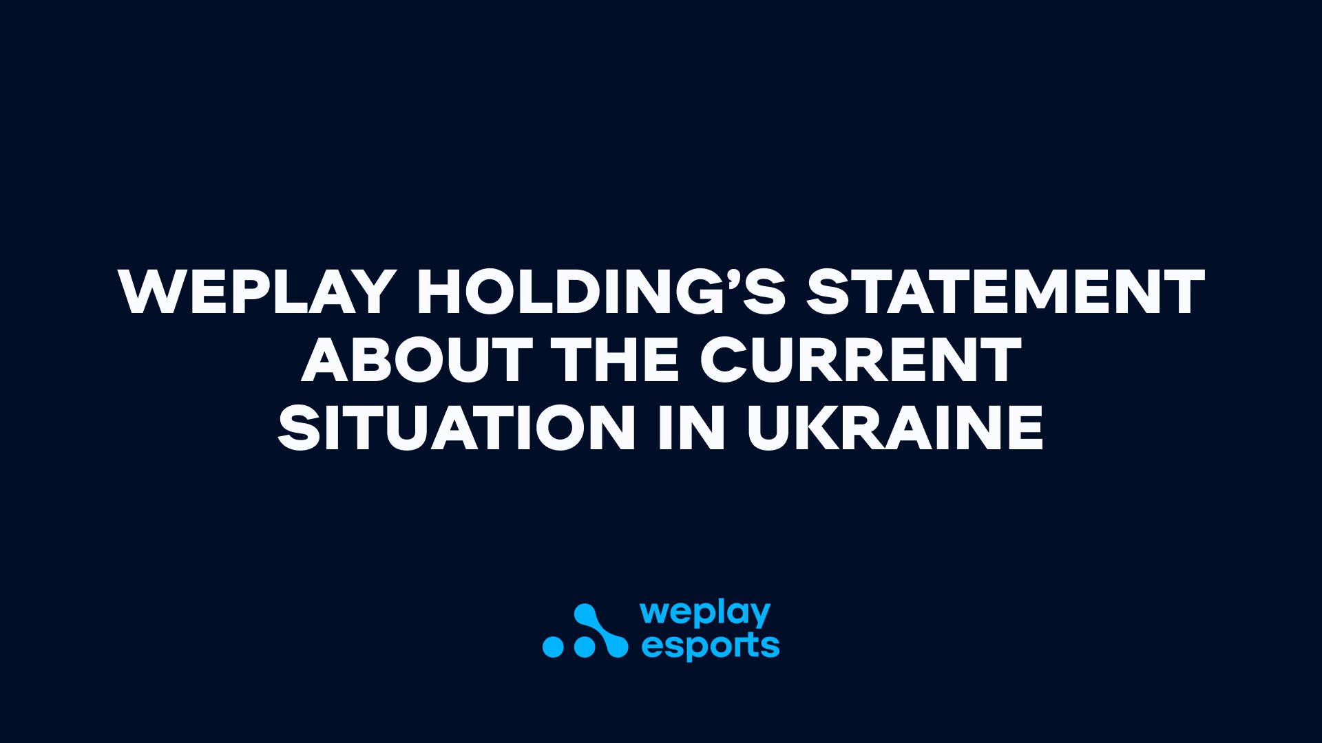 The Ukrainian office of WePlay Holding keeps working remotely, fulfilling all the obligations to stakeholders. Image: WePlay Holding