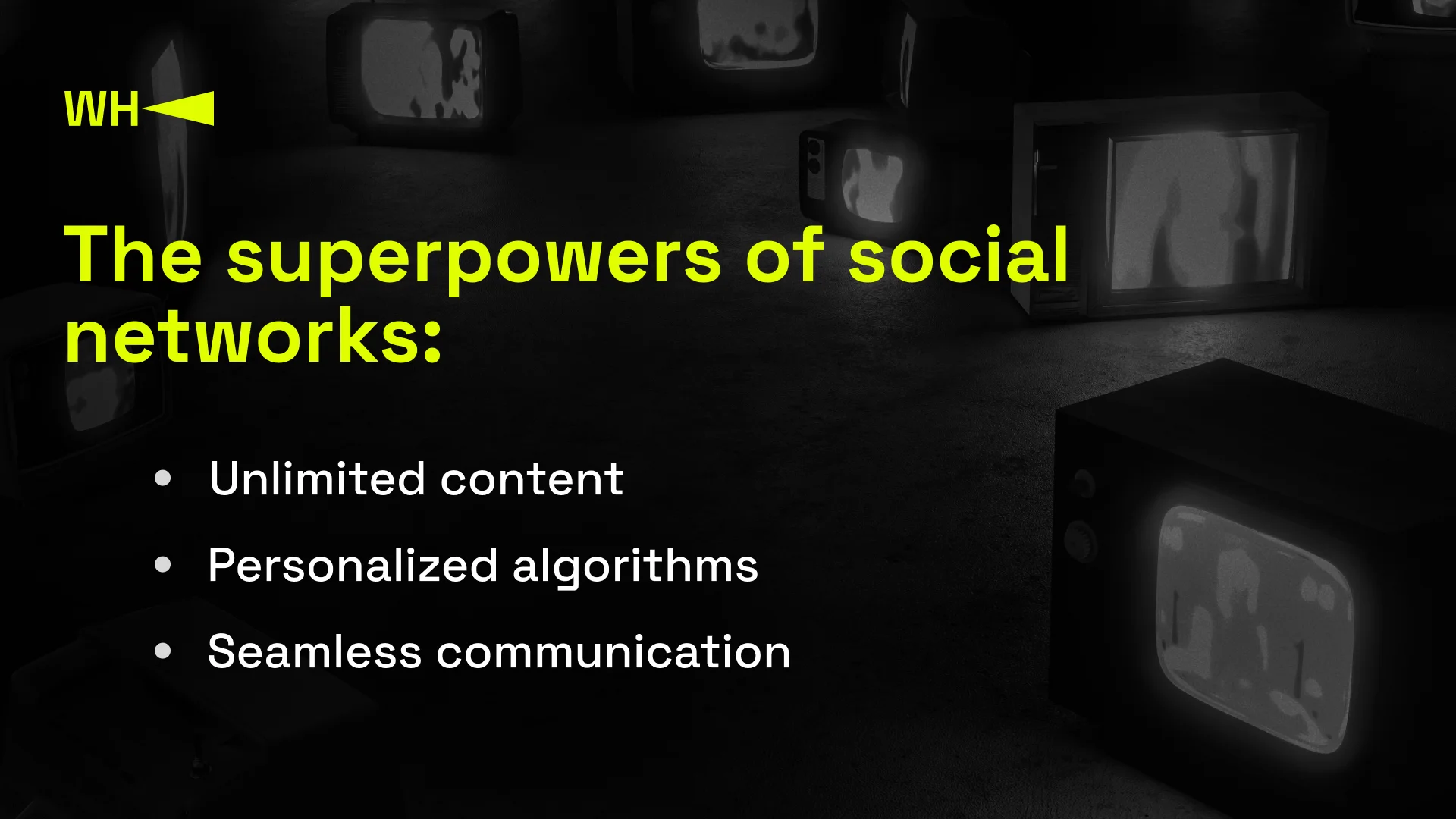 The superpowers of social networks. Credits: WePlay Holding