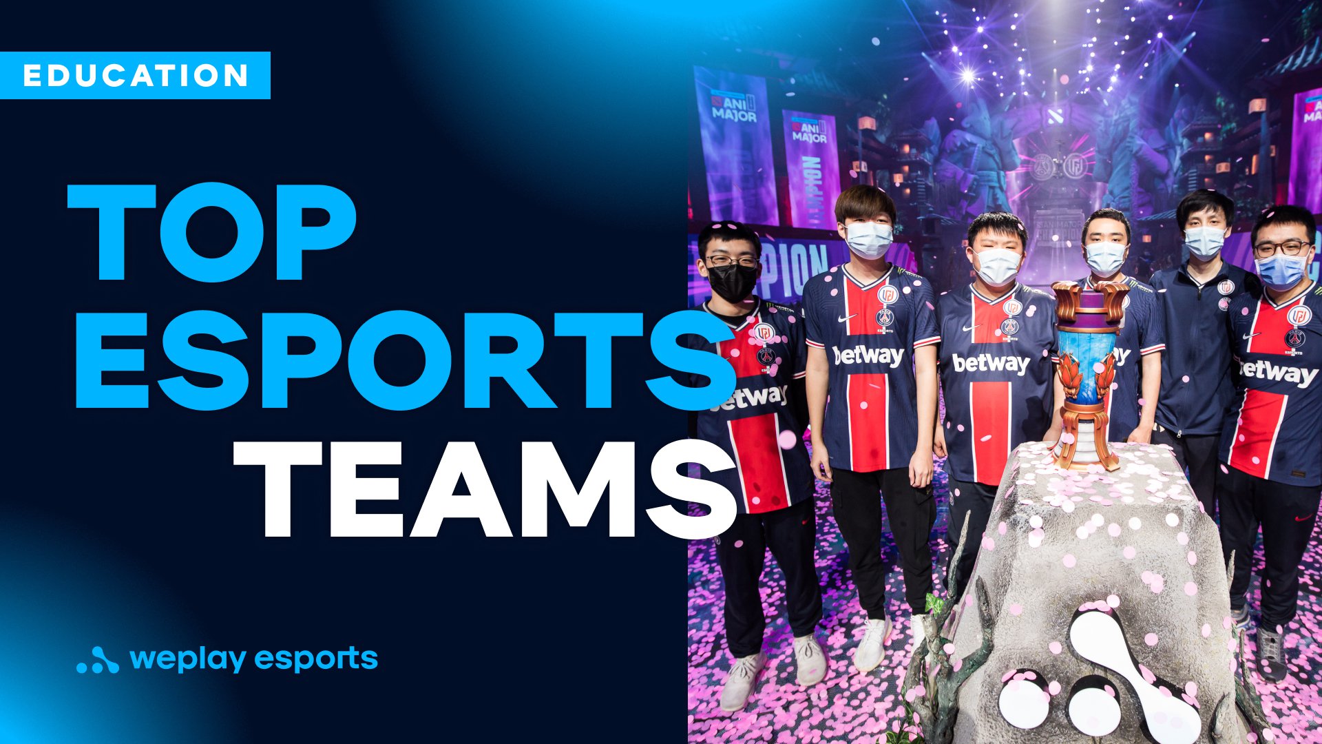 Top esports teams. Image: WePlay Holding