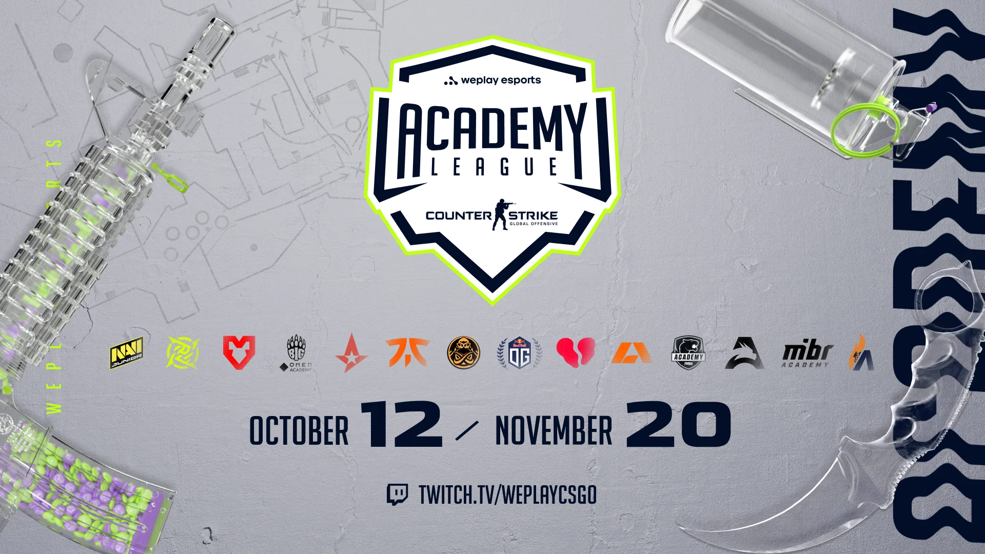 WePlay Academy League is coming back in October. Visual: WePlay Holding