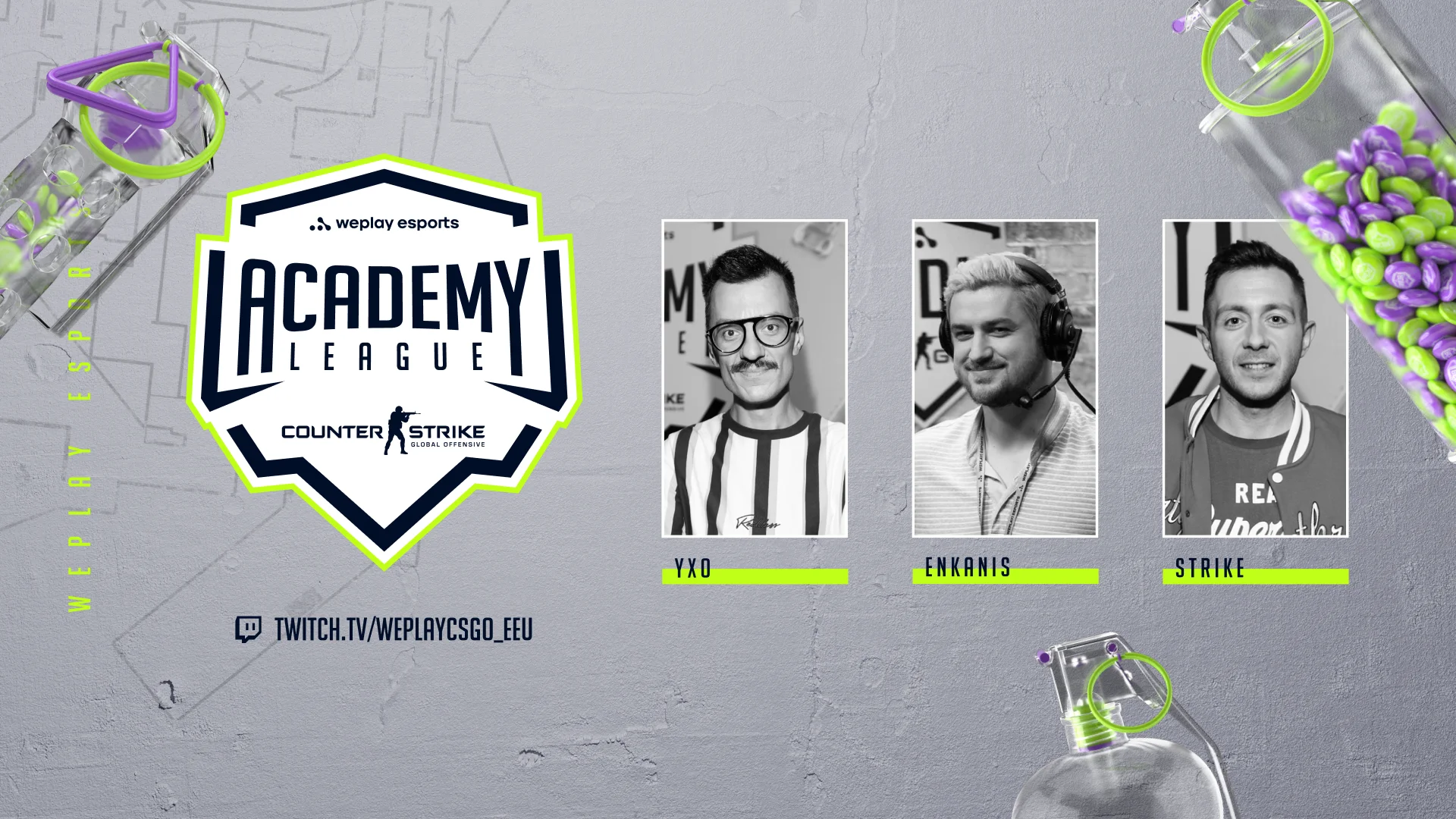 Ukrainian-language talent team of the WePlay Academy League Season 5. Visual: WePlay Holding