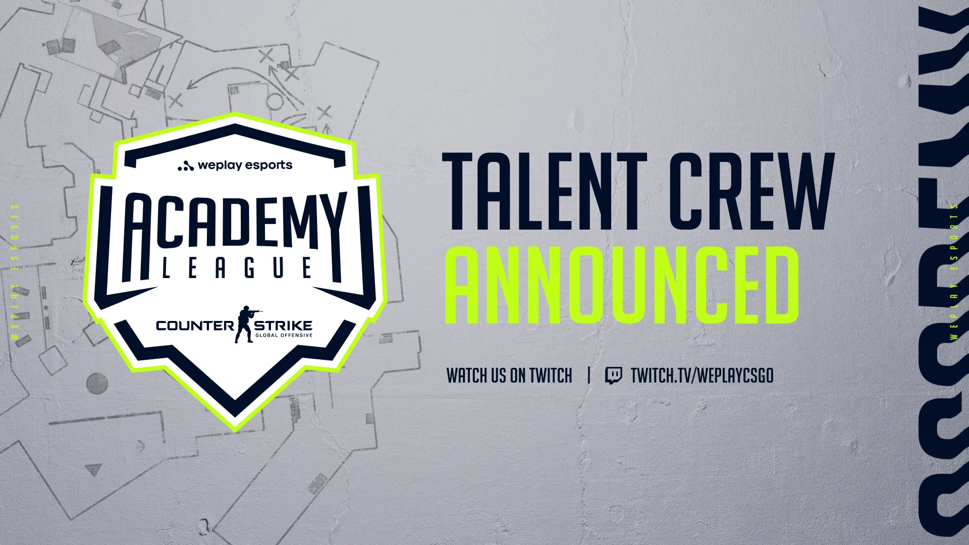 WePlay Academy League Season 5 talent crew announcement. Visual: WePlay Holding