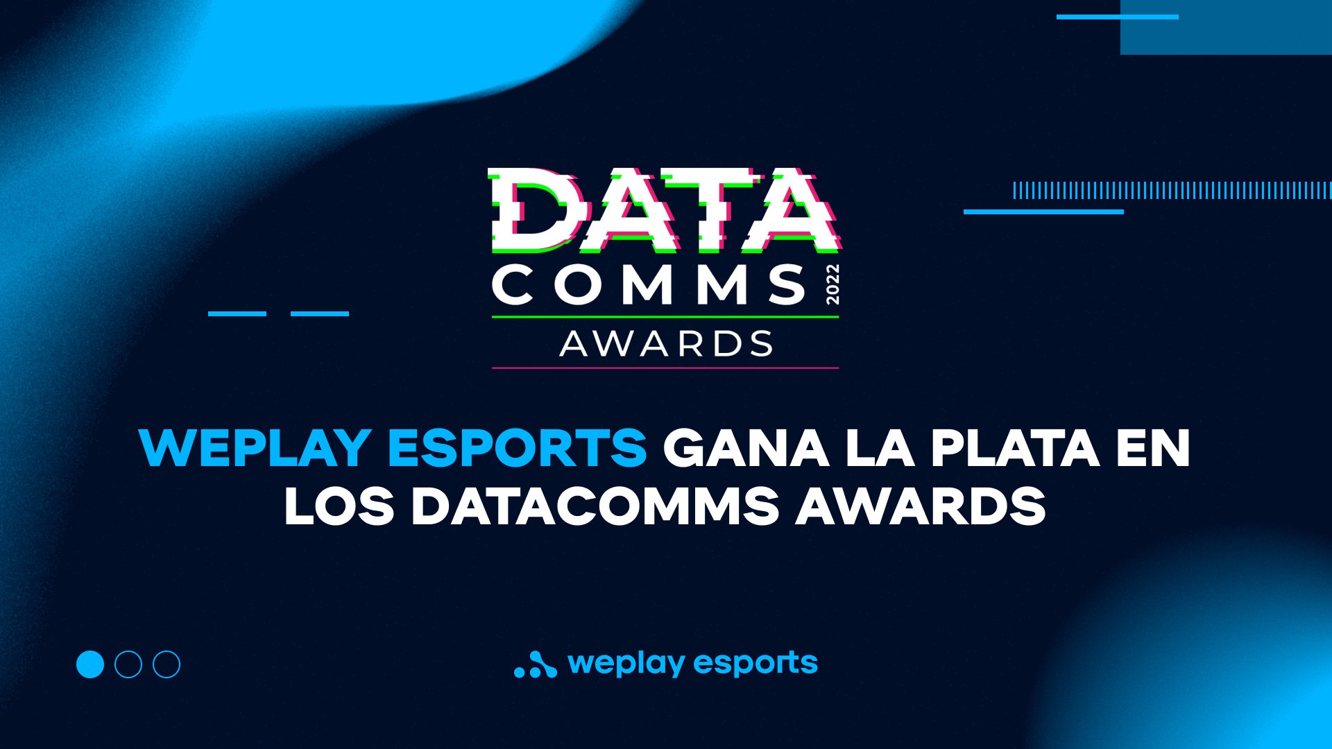 WePlay Esports gana la plata en los DataComms Awards. Imagen: WePlay Holding