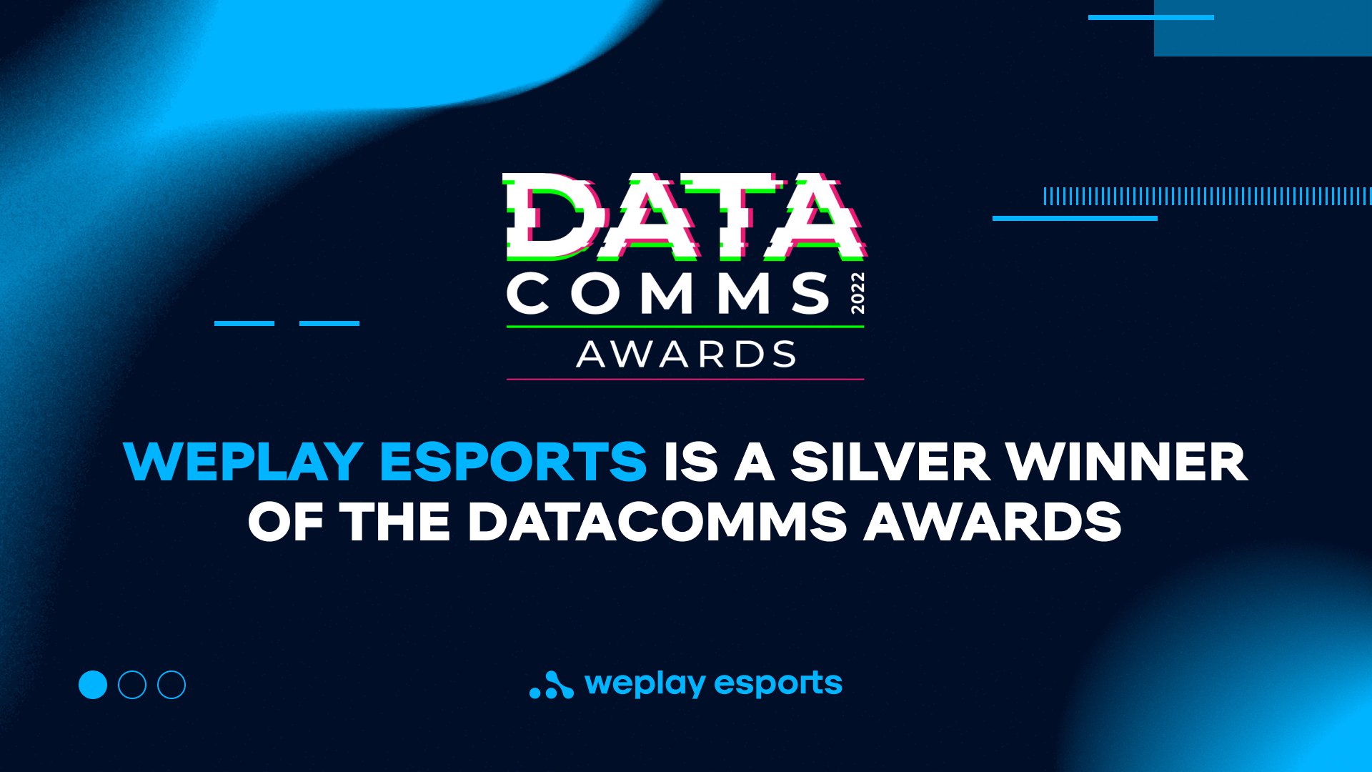WePlay Esports is a Silver winner of the DataComms Awards. Visual: WePlay Holding