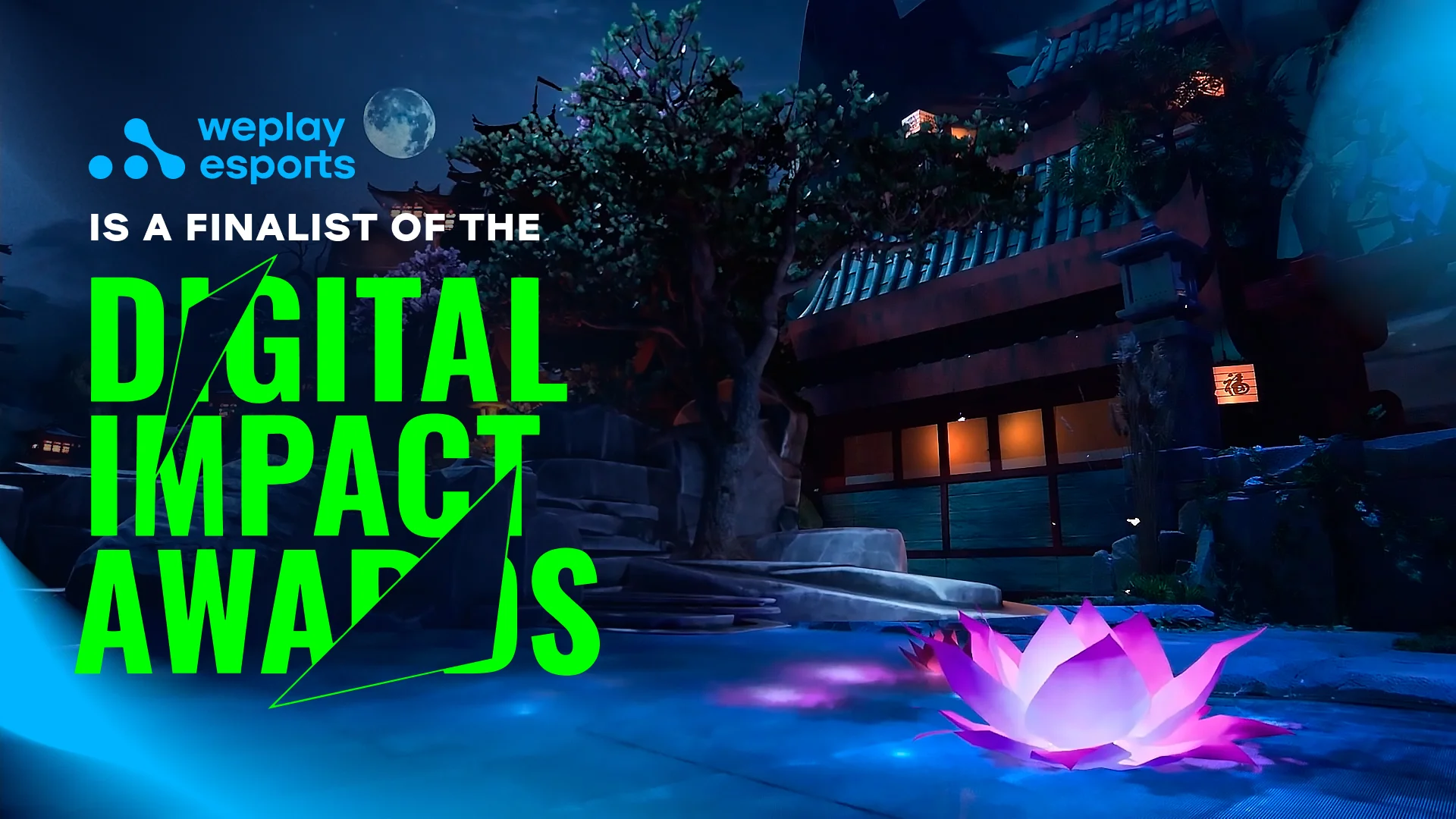 WePlay Esports is a finalist of the Digital Impact Awards. Visual: WePlay Holding