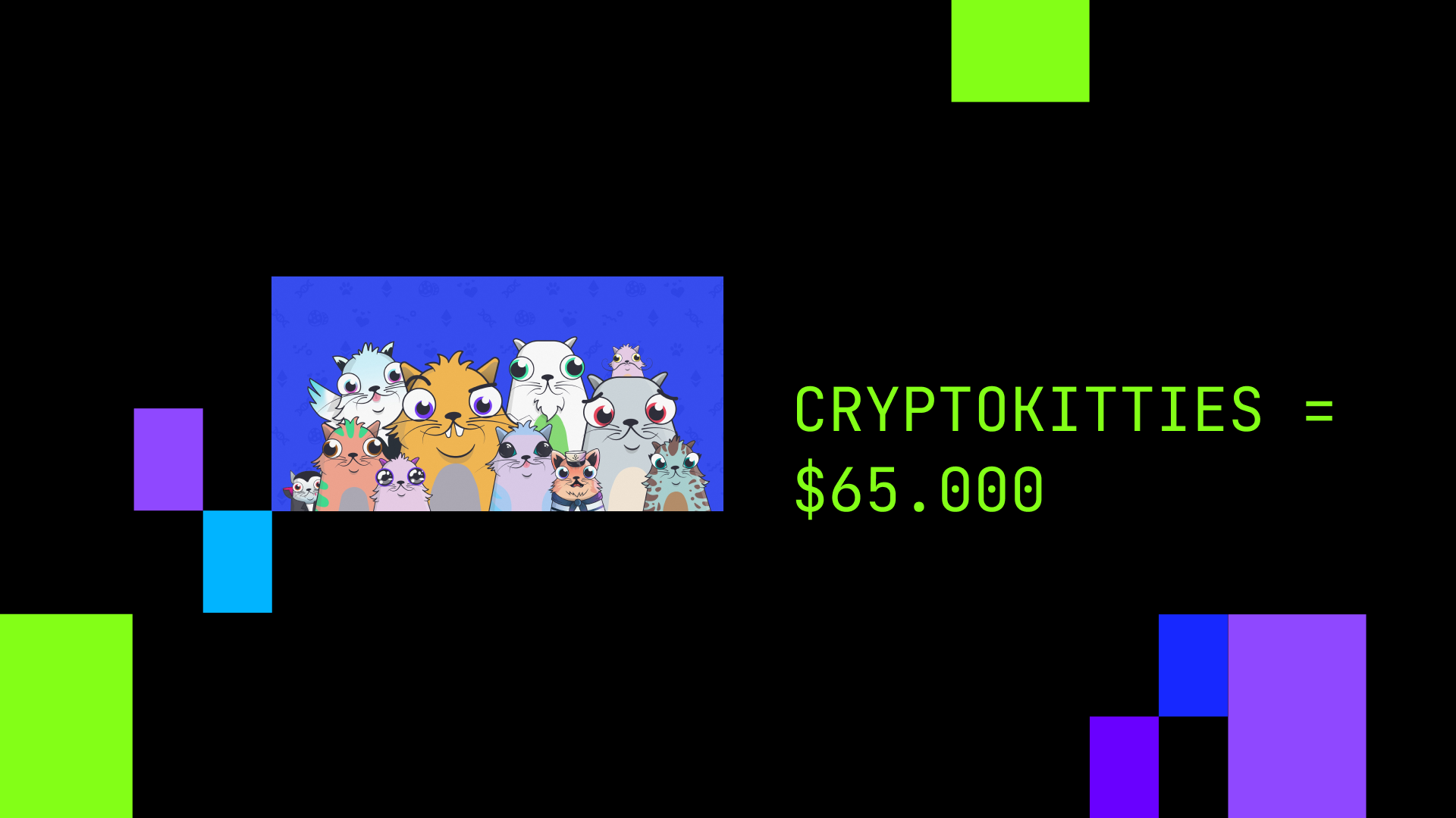 CryptoKitties = $65.000