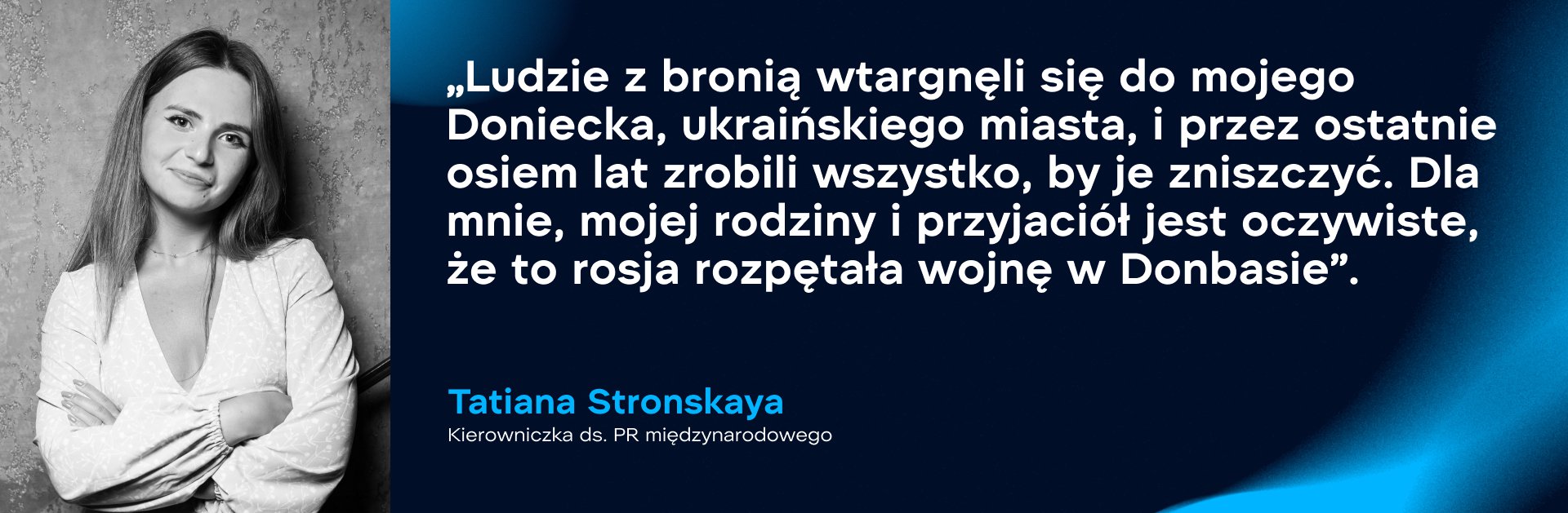 Tetiana Stronska, kierowniczka ds. PR międzynarodowego. Zdjęcie: WePlay Holding
