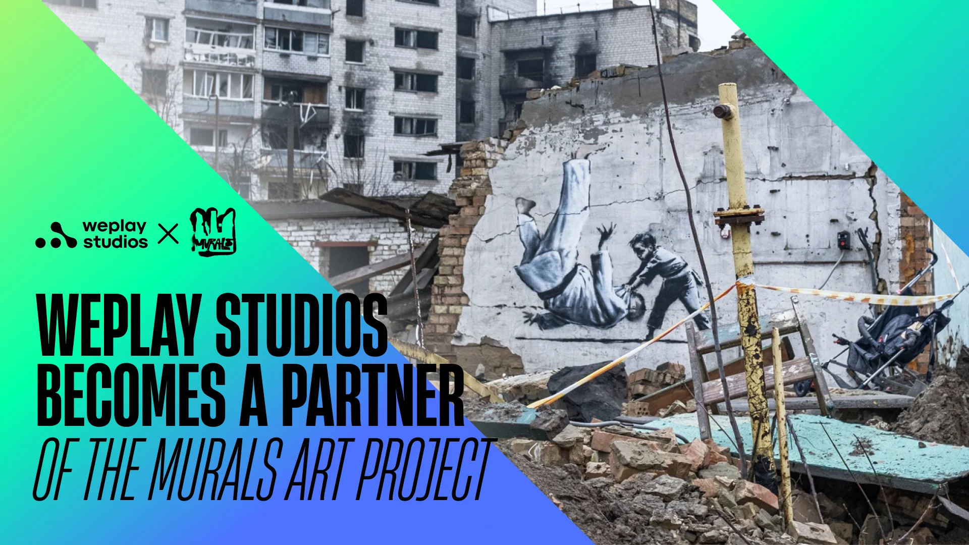 WePlay Studios becomes a partner of the MURALS art project. Visual: WePlay Studios