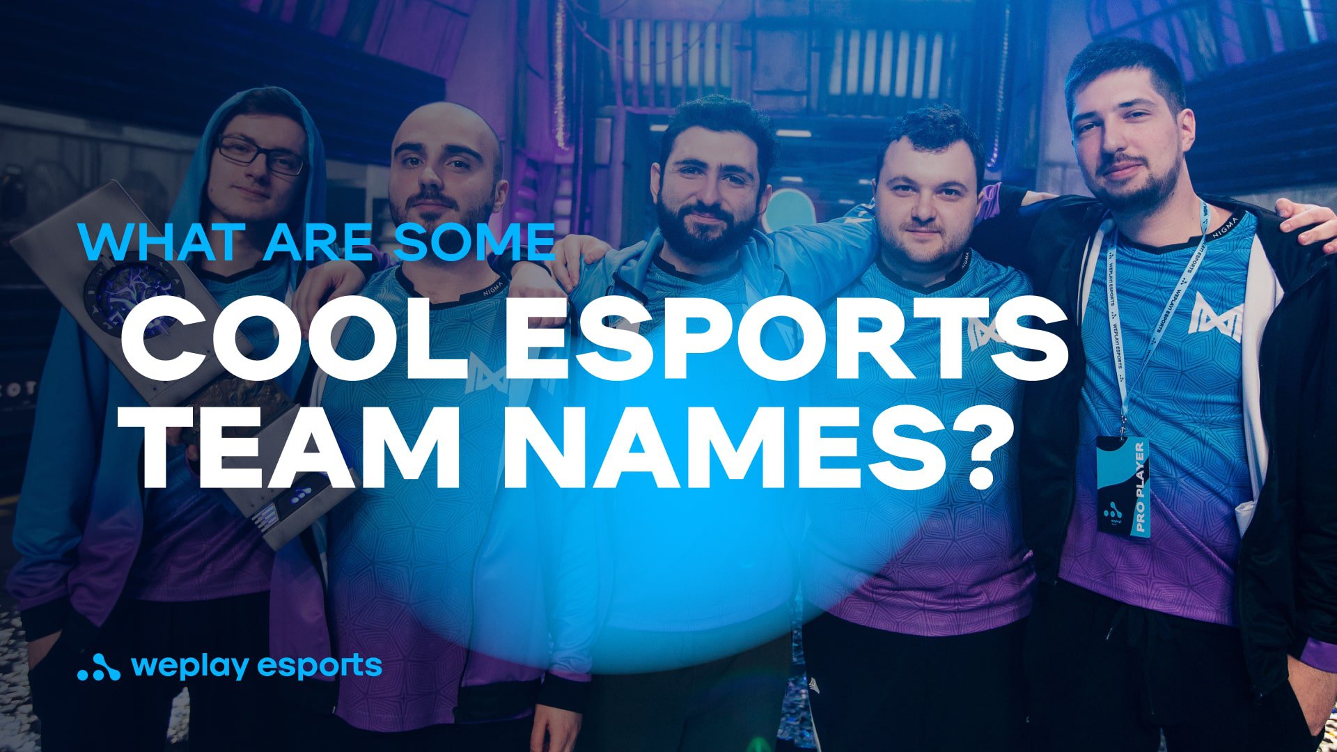 What Are Some Cool Esports Team Names? Credit: WePlay Holding