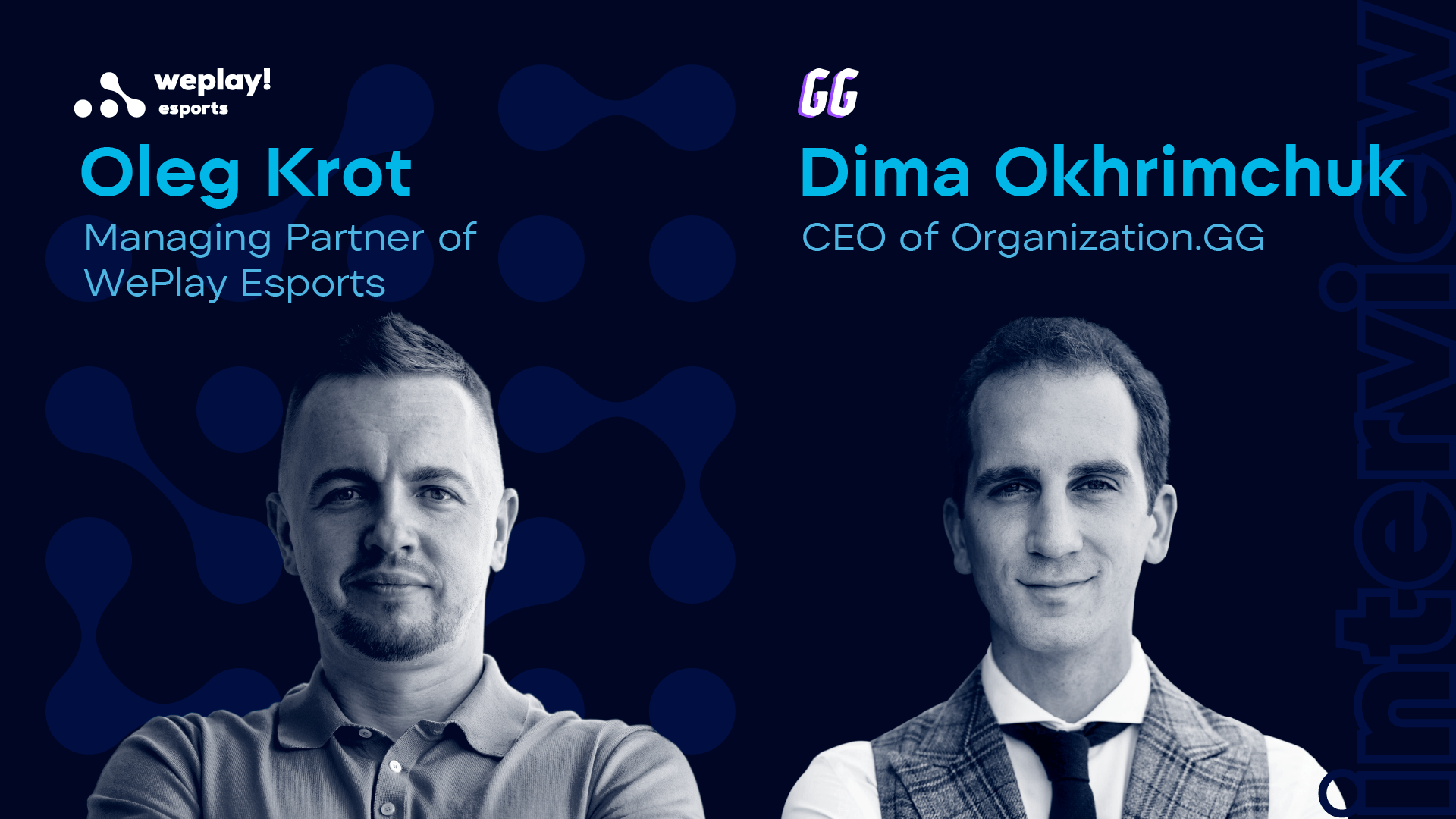 Oleg Krot e Dima Okhrimchuk falam sobre formas de colaboração. Crédito de imagem: WePlay Esports