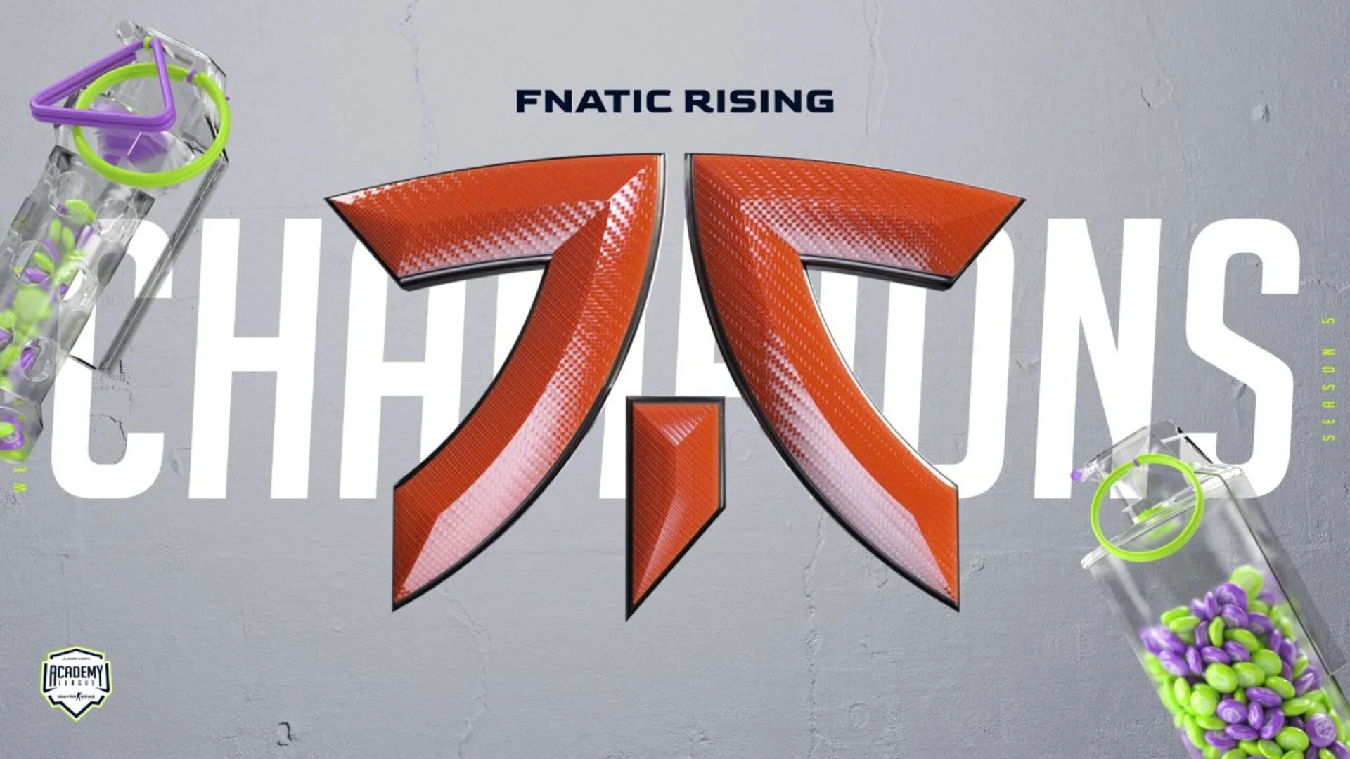 fnatic Rising to nowy Mistrz  WePlay Academy League. Obraz: WePlay Holding