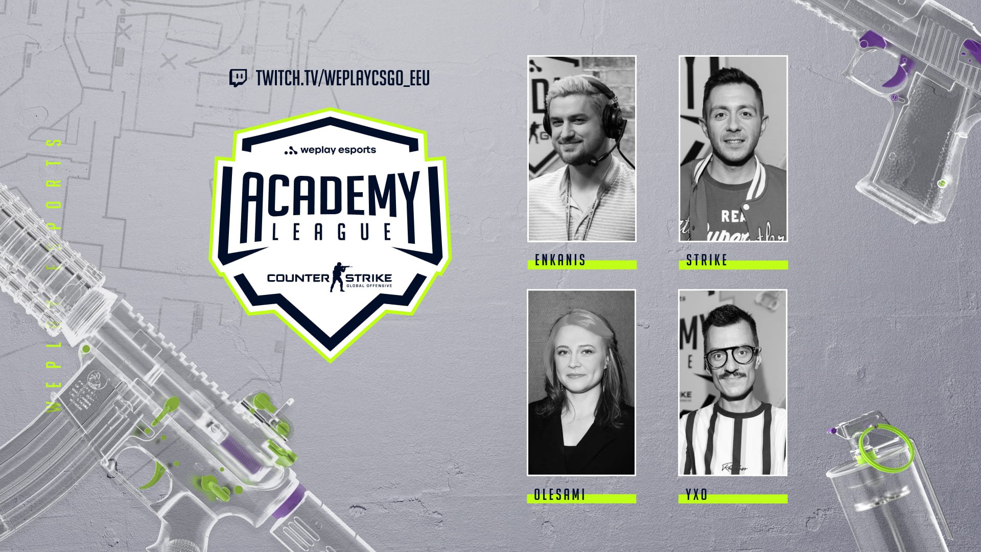 Ukrainian-speaking talent crew of the WePlay Academy League Season 4. Visual: WePlay Holding
