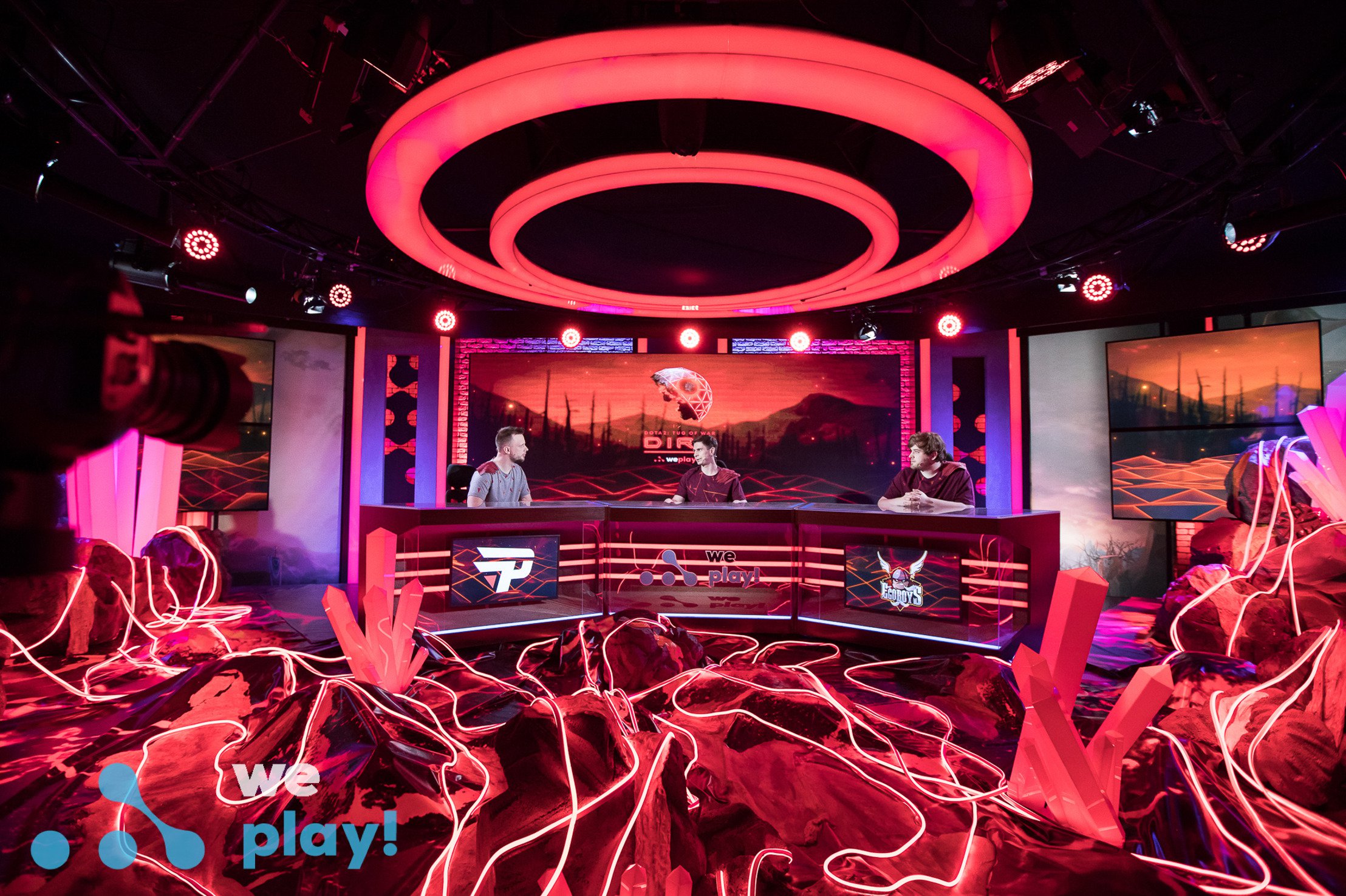 WePlay! Tug of War: Dire — photos of WePlay! Esports studio and talents