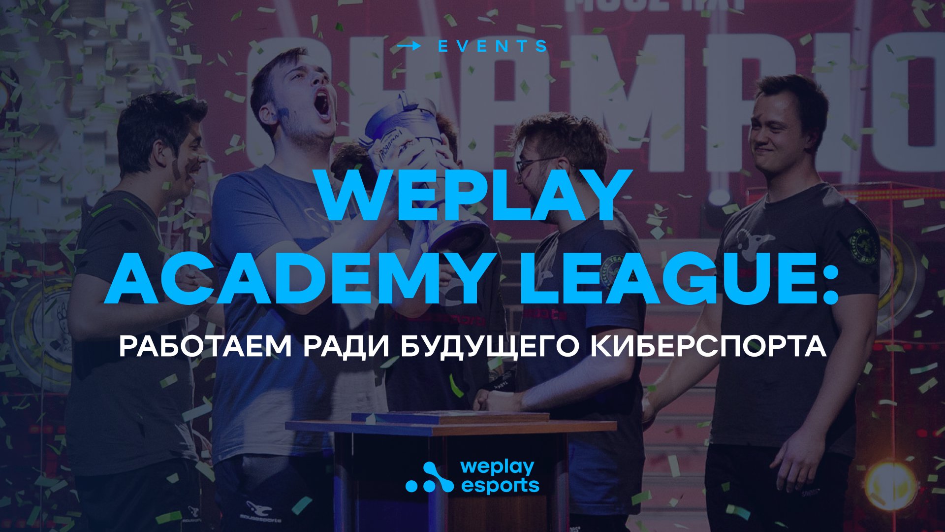 WePlay Academy League: работаем ради будущего киберспорта. Изображение: WePlay Holding